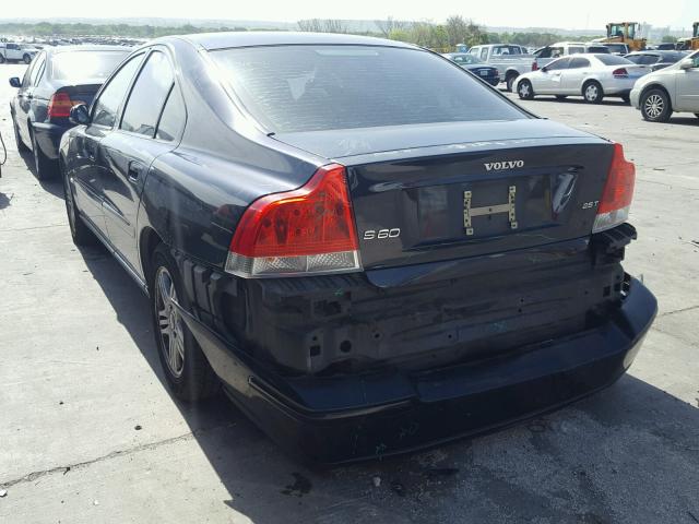YV1RS592952437732 - 2005 VOLVO S60 2.5T BLUE photo 3