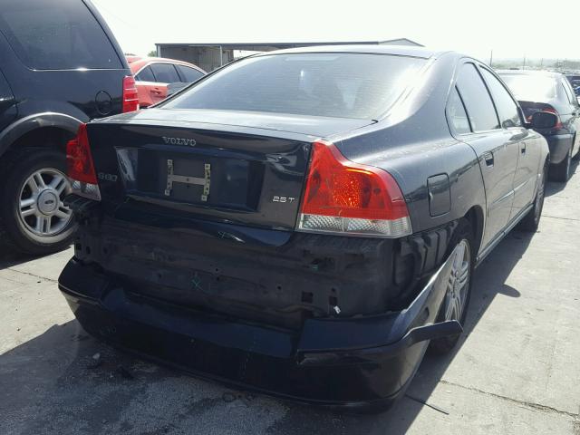 YV1RS592952437732 - 2005 VOLVO S60 2.5T BLUE photo 4