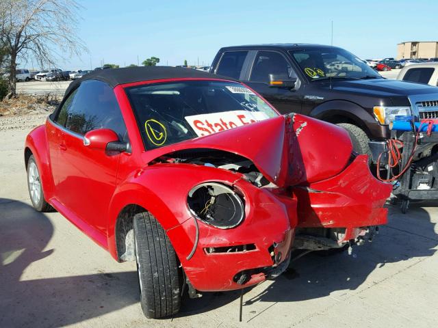 3VWPG31Y38M409454 - 2008 VOLKSWAGEN NEW BEETLE წითელი ფოტო 1