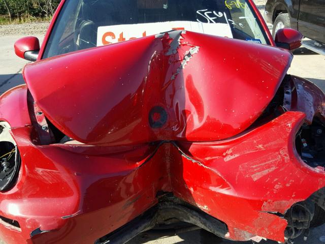 3VWPG31Y38M409454 - 2008 VOLKSWAGEN NEW BEETLE წითელი ფოტო 7