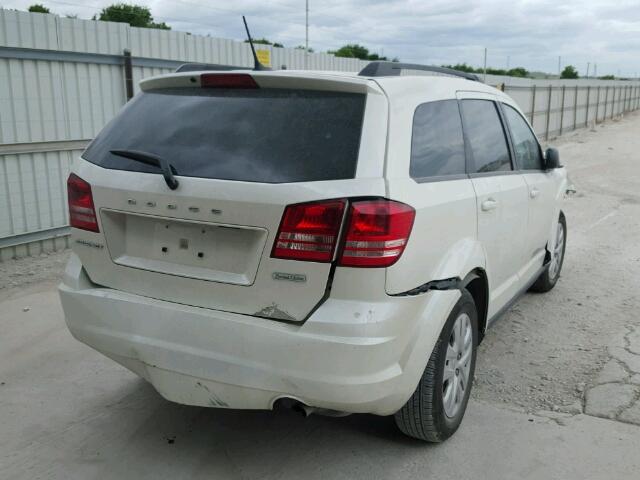 3C4PDCAB0GT114548 - 2016 DODGE JOURNEY SE WHITE photo 4