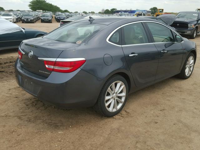 1G4PS5SK0C4166645 - 2012 BUICK VERANO GRAY photo 4