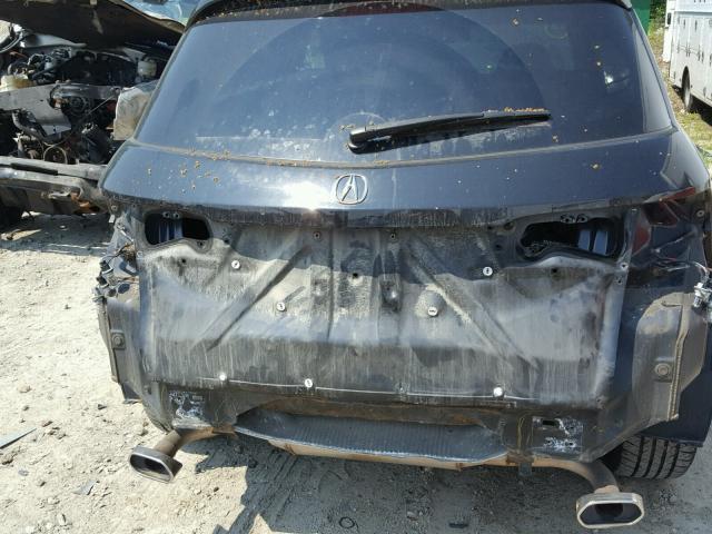 5J8TB1H28BA007523 - 2011 ACURA RDX BLACK photo 9