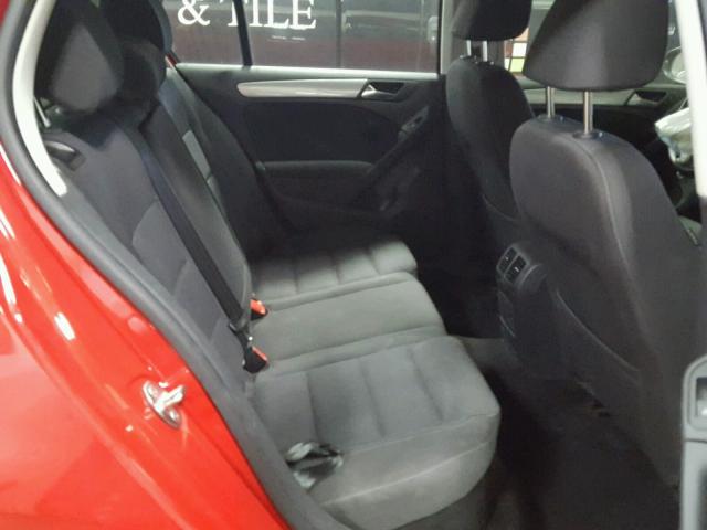 WVWDB7AJ5DW132007 - 2013 VOLKSWAGEN GOLF RED photo 6