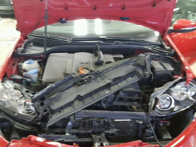 WVWDB7AJ5DW132007 - 2013 VOLKSWAGEN GOLF RED photo 7