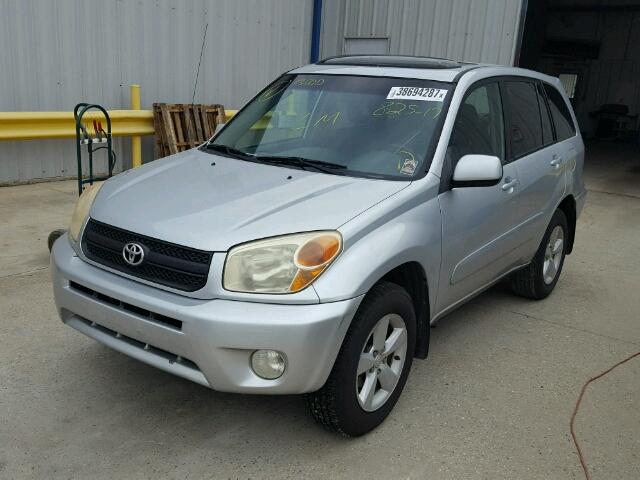 JTEGD20V540007425 - 2004 TOYOTA RAV4 SILVER photo 2