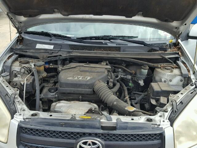 JTEGD20V540007425 - 2004 TOYOTA RAV4 SILVER photo 7