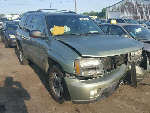 1GNDT13SX32145865 - 2003 CHEVROLET TRAILBLAZE GREEN photo 1