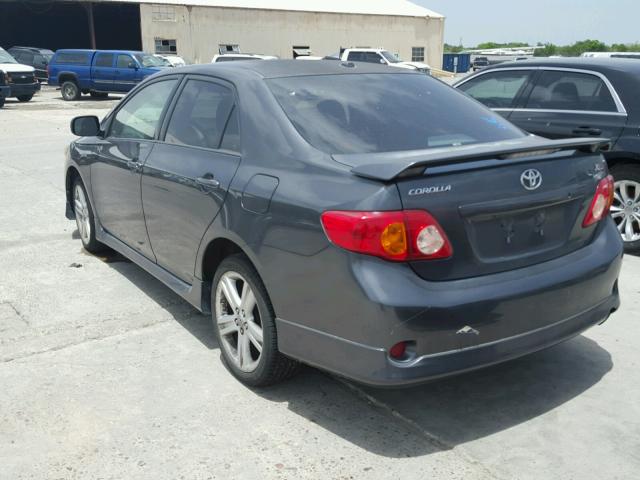 1NXBE40E49Z002235 - 2009 TOYOTA COROLLA XR 石墨色 照片 3