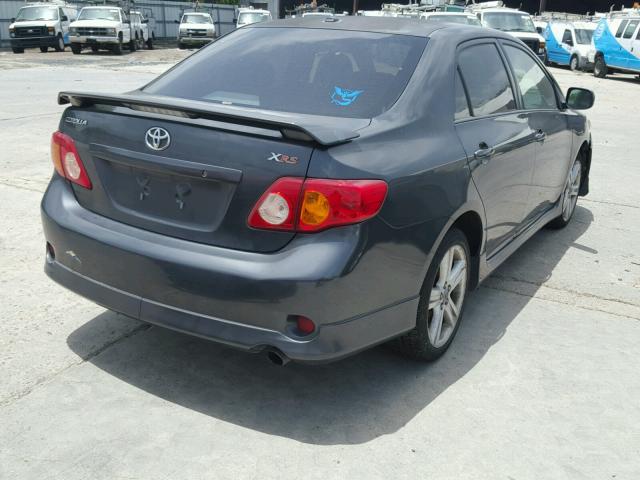 1NXBE40E49Z002235 - 2009 TOYOTA COROLLA XR 石墨色 照片 4