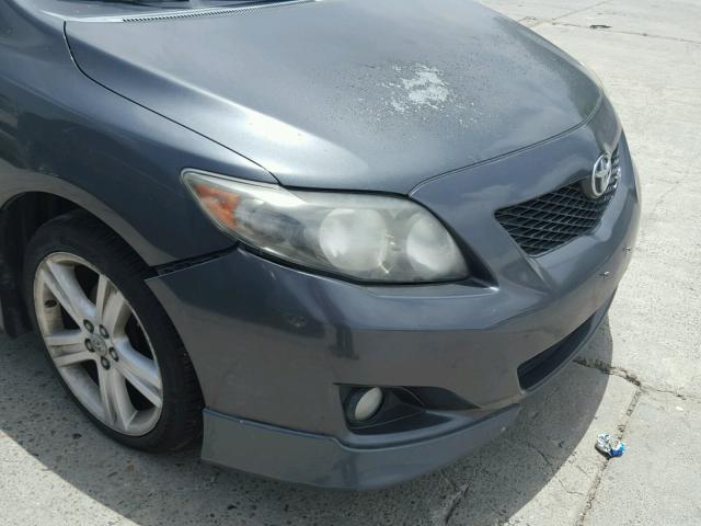 1NXBE40E49Z002235 - 2009 TOYOTA COROLLA XR 石墨色 照片 9
