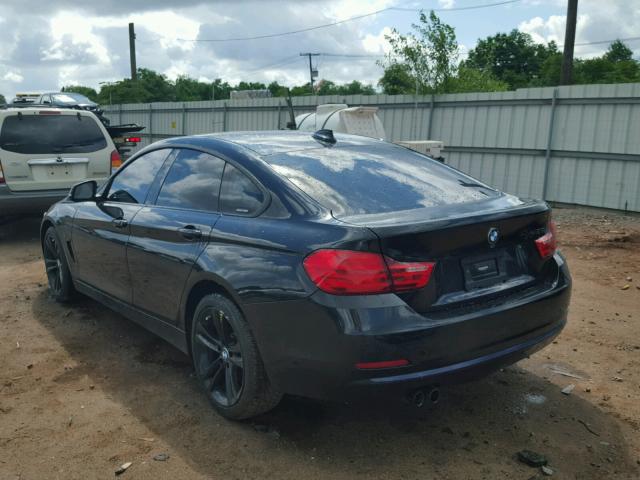 WBA4C9C57FD330141 - 2015 BMW 428 XI BLACK photo 3