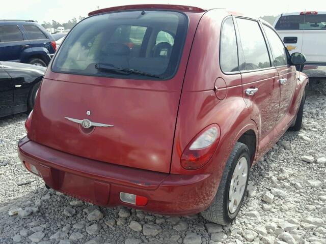 3A4FY48BX6T303910 - 2006 CHRYSLER PT CRUISER RED photo 4