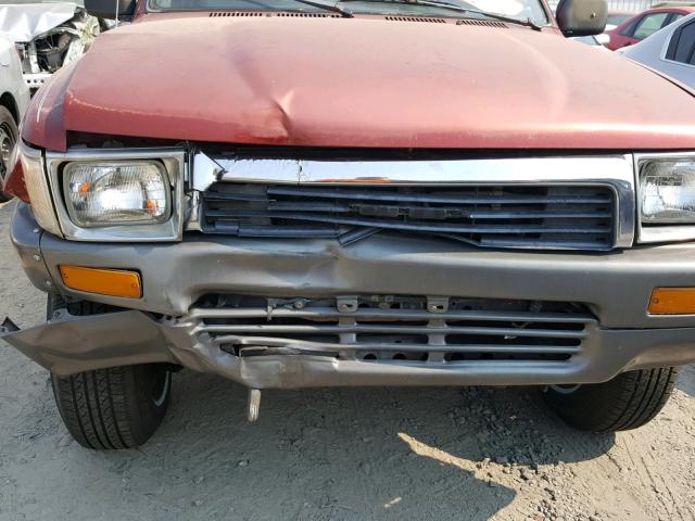 JT3RN37W1M0008025 - 1991 TOYOTA 4RUNNER RN RED photo 9