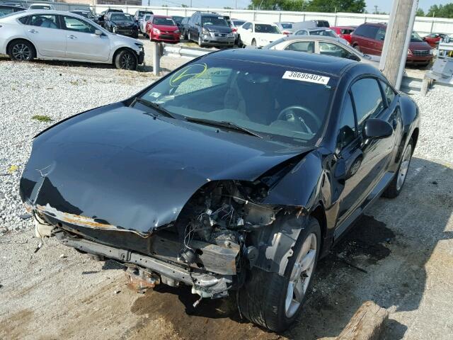 4A3AK24F78E007872 - 2008 MITSUBISHI ECLIPSE GS BLACK photo 2