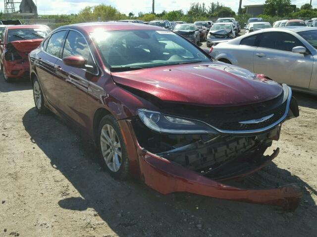 1C3CCCAB6FN594146 - 2015 CHRYSLER 200 LIMITE RED photo 1