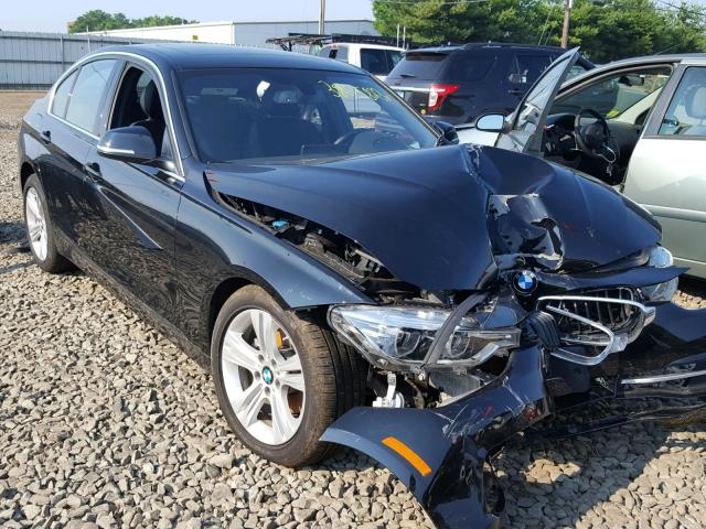 WBA8D9C31HA004434 - 2017 BMW 330 XI BLACK photo 1