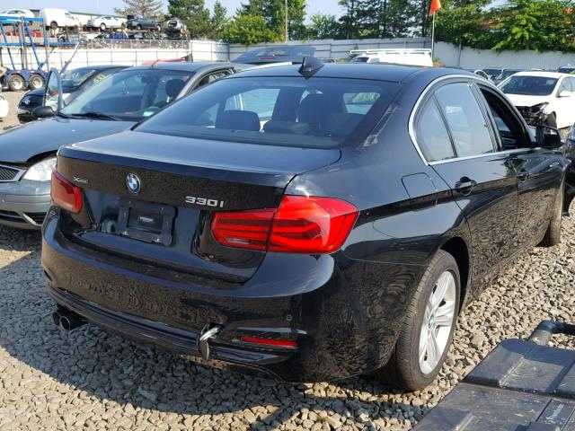 WBA8D9C31HA004434 - 2017 BMW 330 XI BLACK photo 4