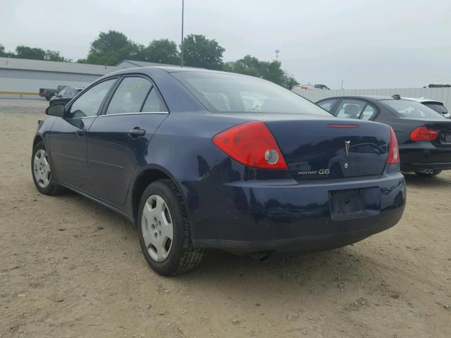 1G2ZF57B084111036 - 2008 PONTIAC G6 VALUE L BLUE photo 3