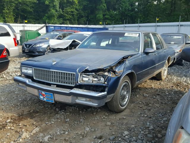 1G1BU54E0LR109146 - 1990 CHEVROLET CAPRICE CL Mavi fotoğraf 2