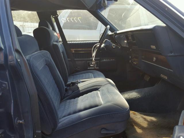 1G1BU54E0LR109146 - 1990 CHEVROLET CAPRICE CL Mavi fotoğraf 5