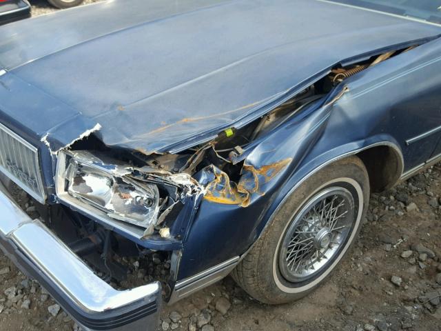 1G1BU54E0LR109146 - 1990 CHEVROLET CAPRICE CL Mavi fotoğraf 9