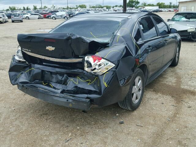 2G1WF5EK8B1120905 - 2011 CHEVROLET IMPALA LS BLACK photo 4