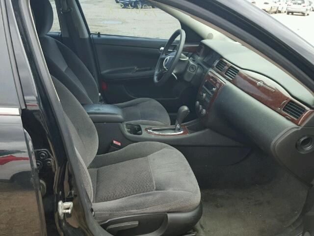 2G1WF5EK8B1120905 - 2011 CHEVROLET IMPALA LS BLACK photo 5