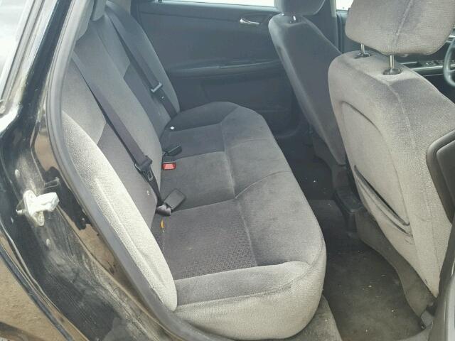 2G1WF5EK8B1120905 - 2011 CHEVROLET IMPALA LS BLACK photo 6