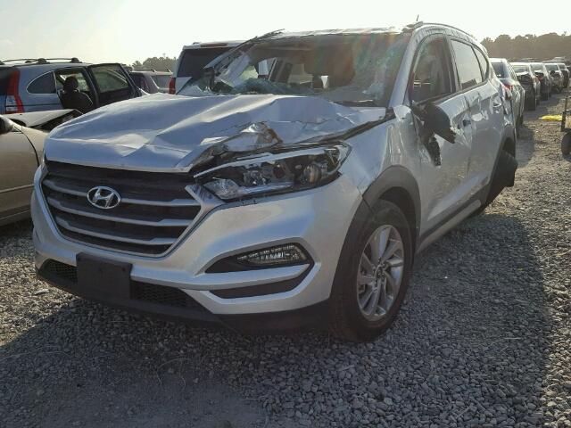 KM8J33A46HU320440 - 2017 HYUNDAI TUCSON LIM GRAY photo 2