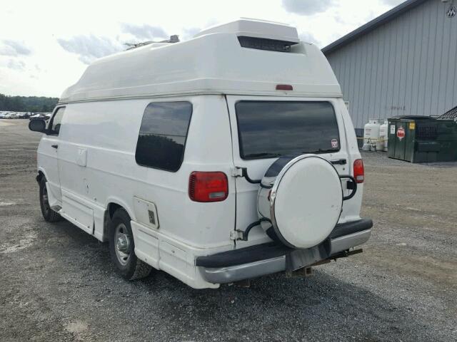 2D6WB31Z93K501176 - 2003 DODGE RAM VAN B3 WHITE photo 3