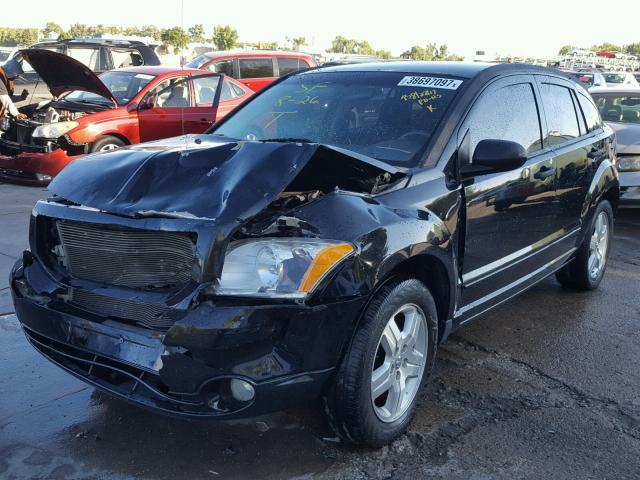 1B3HB48B87D127531 - 2007 DODGE CALIBER SX BLACK photo 2