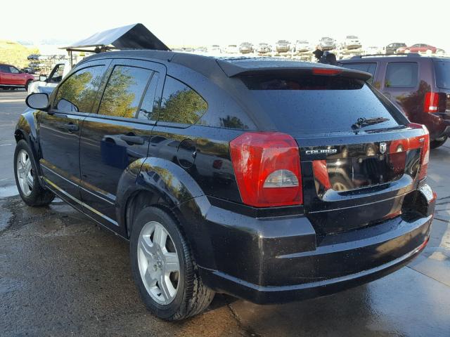 1B3HB48B87D127531 - 2007 DODGE CALIBER SX BLACK photo 3