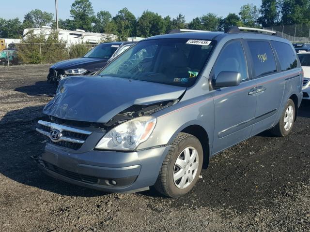 KNDMC233786054060 - 2008 HYUNDAI ENTOURAGE BLUE photo 2