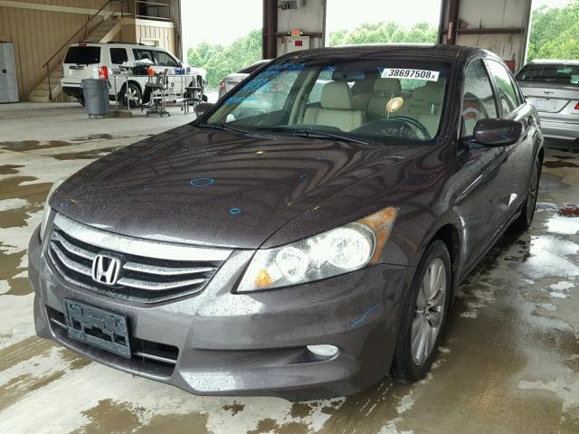 1HGCP3F84BA011864 - 2011 HONDA ACCORD EXL BLACK photo 2