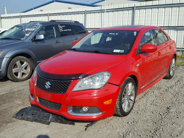 JS2RF9A67B6110109 - 2011 SUZUKI KIZASHI SP RED photo 2