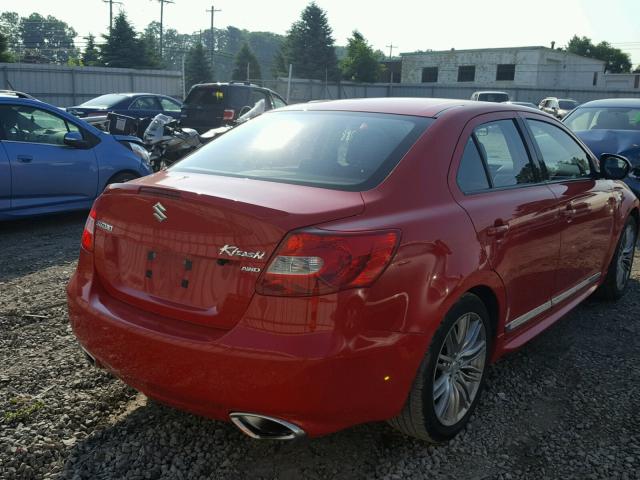 JS2RF9A67B6110109 - 2011 SUZUKI KIZASHI SP RED photo 4