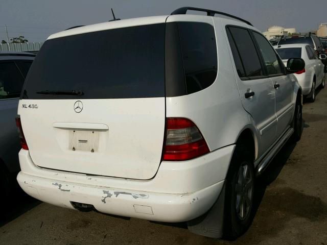 4JGAB72E9YA202093 - 2000 MERCEDES-BENZ ML 430 白色 照片 4