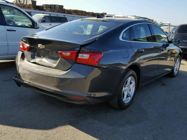 1G1ZB5STXHF292795 - 2017 CHEVROLET MALIBU LS გრაფიტი ფოტო 4