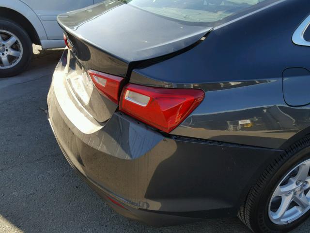 1G1ZB5STXHF292795 - 2017 CHEVROLET MALIBU LS გრაფიტი ფოტო 9