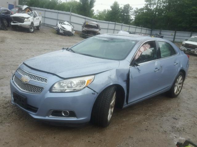 1G11H5SA2DU129140 - 2013 CHEVROLET MALIBU LTZ 蓝色 照片 2