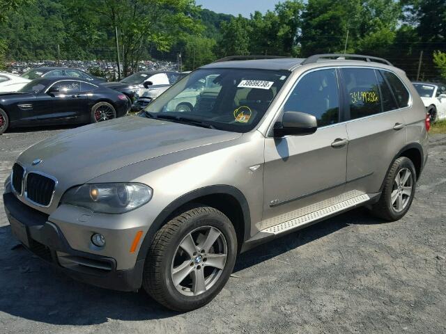 5UXFE83577LZ38781 - 2007 BMW X5 4.8I GRAY photo 2