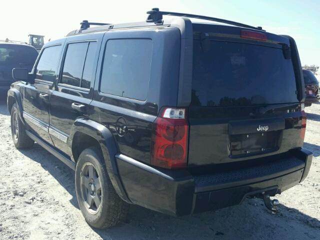 1J8HH48K86C174357 - 2006 JEEP COMMANDER შავი ფოტო 3