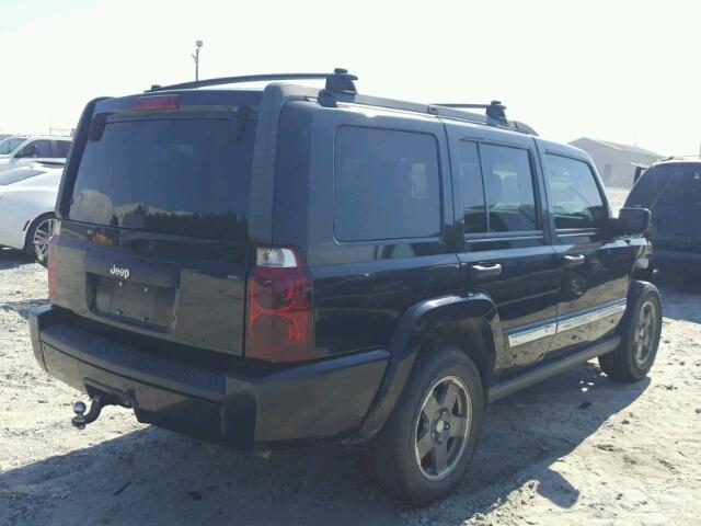 1J8HH48K86C174357 - 2006 JEEP COMMANDER შავი ფოტო 4