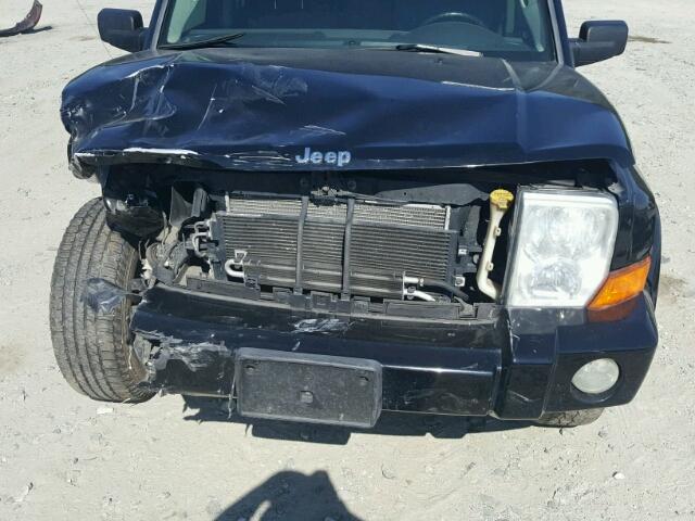 1J8HH48K86C174357 - 2006 JEEP COMMANDER შავი ფოტო 7