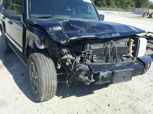 1J8HH48K86C174357 - 2006 JEEP COMMANDER შავი ფოტო 9