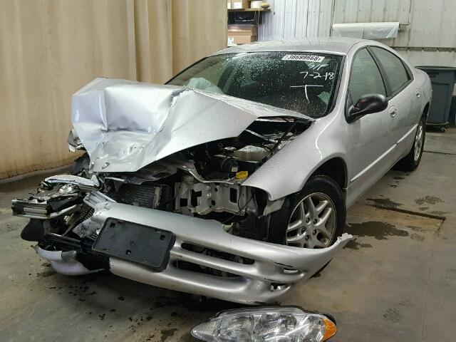 2B3HD46R54H670764 - 2004 DODGE INTREPID S SILVER photo 2