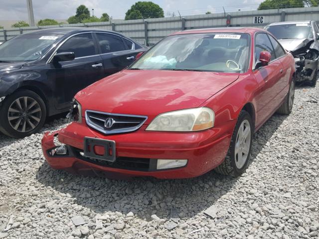 19UYA42601A035675 - 2001 ACURA 3.2CL TYPE RED photo 2