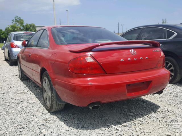 19UYA42601A035675 - 2001 ACURA 3.2CL TYPE RED photo 3