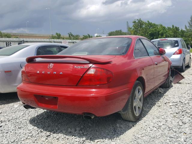 19UYA42601A035675 - 2001 ACURA 3.2CL TYPE RED photo 4